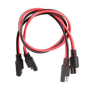 ​HUIQIAODS 8FT/2.5M 14AWG SAE to Battery Alligator Clip Wire Harness with On/Off Switch 12V 2Pin Quick Disconnect Extension Cable SAE to Battery Clamp for Cars Motorcycles Solar Panels Ect