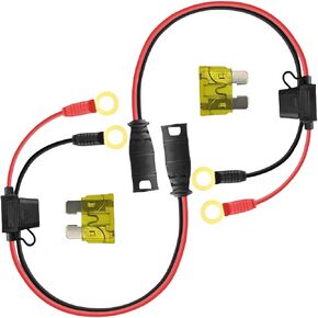 Wires Harness Suitable for NOCO GC008 X-Connect M10 (3/8in) XL Eyelet Terminal,Smart Batteries Trickle Charger Cable 2-Pack