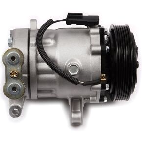 cciyu Air Conditioning Compressor Fit for Dodge Dakota for Durango for Ram 1500 2500 3500 4.7L 2002-2003 Replaces AC Compressor for Car 6 Grooves SD7H15