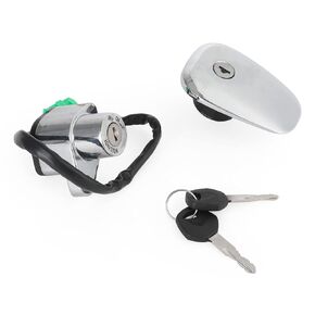 Artudatech Motorcycle Ignition Switch Fuel Gas Cap Keys Fits for Suzuki VS1400 Boulevard S83 2005-2009, for Suzuki VS400 VS600 VS700 VS750 VS800 VS1400
