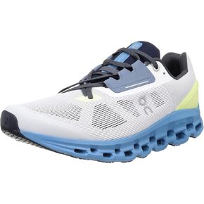ON Mens Cloudstratus Synthetic Textile Trainers (Frost/Niagra, us_Footwear_Size_System, Adult, Men, Numeric, Medium, Numeric_9)