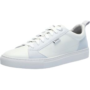 HUGO Men's Essential Two Tone Suede Low Top Sneaker