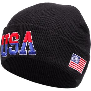 UMiCHOi USA Beanie Hats for Adults Men Women Black Gray Burgundy Hat Beanie Cap for Teens Youth