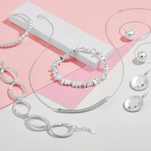 سوار Silpada 'Praise' من الفضة الإسترلينية، 8 بوصة + 1 بوصة in Kuwait