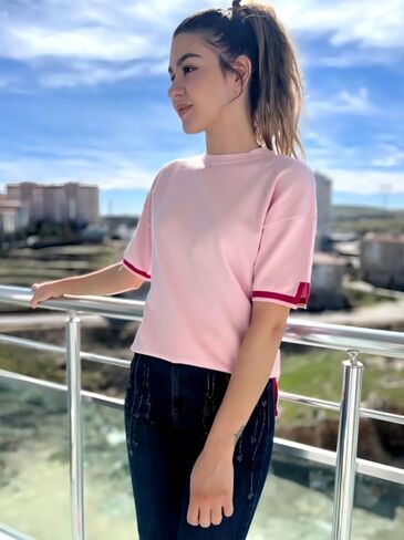 Zeagoo Womens Knit Crew Neck Short Sleeve Tops Summer Pullover Blouse Basic Casual T-Shirt S-XXL in Saudi Arabia