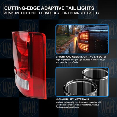 Left Tail Light Assembly Compatible With 2009-2015 Honda Pilot Driver Brake Lamp HO2800174C 33550SZAA02 HO2800174N HO2800174D in Saudi Arabia