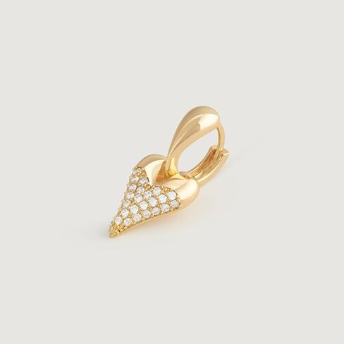 Gold Huggie Hoop Earrings for Women 14K Gold Plated Cubic Zirconia Drop Dangle Earring Hypoallergenic Gold Jewelry Gifts in Saudi Arabia