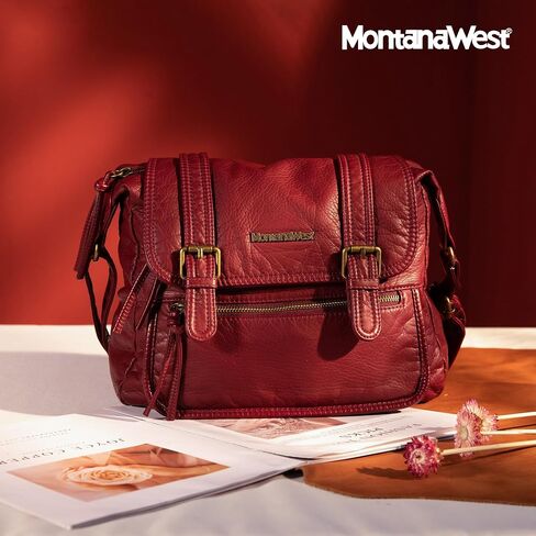 Montana West Crossbody Bags for Women Shoulder Bag Multi Pockets Messenger Bag Purses and Handbags in Saudi Arabia