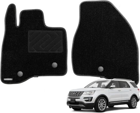 سجادات أرضية للصف الأمامي من السجاد الفاخر من WENNEBIRD لعام 2020-2025 Ford Escape، Escape Hybrid (UA)، بطانات أرضية ممتازة مقاومة للانزلاق ومقاومة للماء لجميع الأحوال الجوية، سجاد بسمك 0.6 بوصة - قطعتان in Kuwait