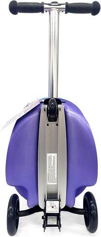 Disney Princess Kids 19" Suitcase Scooter – Boys and Girls Magical Carry-on Luggage with LED Light Up Wheels, Waterproof Hard Shell, Retractable Handle, and Lightweight Foldable Ride-On Travel Bag in Saudi Arabia