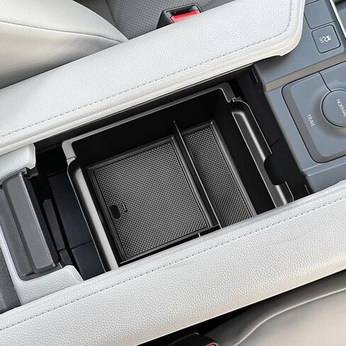 صينية وحدة التحكم المركزية TACORBO متوافقة مع ملحقات Toyota Grand Highlander 2024 2025، صندوق تخزين ثانوي لمسند الذراع، منظم إدراج ABS داخلي من Grand Highlander in Kuwait