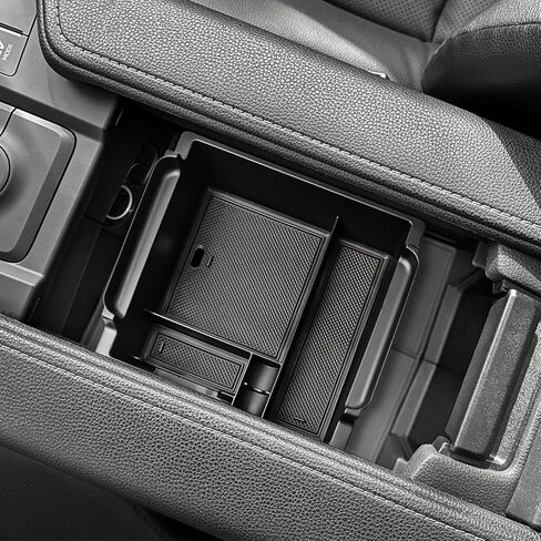 صينية وحدة التحكم المركزية TACORBO متوافقة مع ملحقات Toyota Grand Highlander 2024 2025، صندوق تخزين ثانوي لمسند الذراع، منظم إدراج ABS داخلي من Grand Highlander in Kuwait