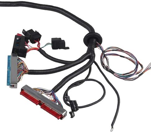 Engine Wiring Harness, Professional Standalone Wiring Harness with 4L80E drive by cable, Fit for LS1 4.8 5.3 6.0 1997 1998 1999 2000 2001 2002 2003 2004 2005 2006 ev1-Injector Plug and 3 Pin MAF in Saudi Arabia