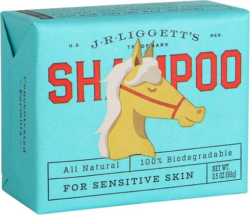 J·R·LIGGETT'S Cat Hair Shampoo Bar Great for Sensitive Skin | Relieves Dry, Itchy Skin | Hypoallergenic Formula and Biodegradable | 100% Detergent-Free, 100% Ecologically Correct, Non-GMO, 3.5 oz. in Saudi Arabia