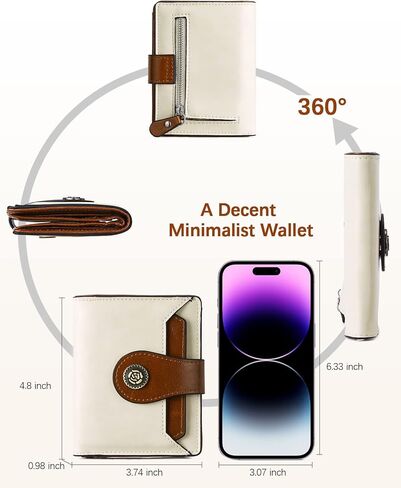 BOSTANTEN محفظة صغيرة تمر بالجسم للنساء محفظة جلدية للنساء in Kuwait