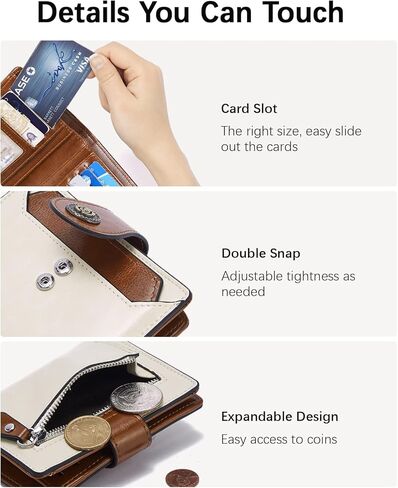 BOSTANTEN محفظة صغيرة تمر بالجسم للنساء محفظة جلدية للنساء in Kuwait