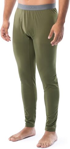 Fruit of the Loom Men's Sueded Jersey Mock Neck Thermal Underwear Base Layer Set in Kuwait