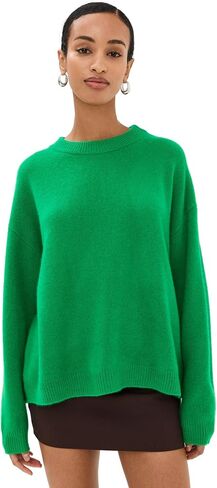 STAUD Women's Serrano Cashmere Relaxed Crew Sweater in Saudi Arabia