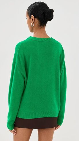 STAUD Women's Serrano Cashmere Relaxed Crew Sweater in Saudi Arabia