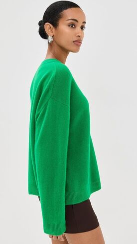 STAUD Women's Serrano Cashmere Relaxed Crew Sweater in Saudi Arabia