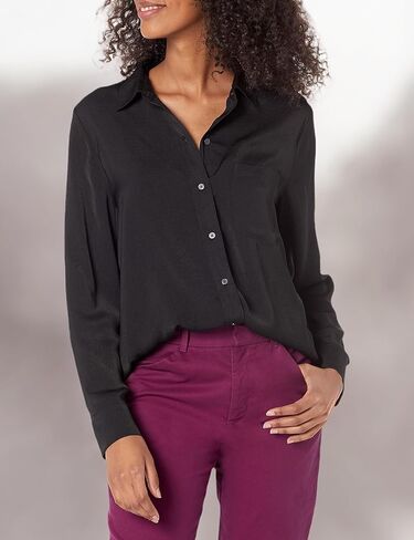 GAP Womens Easy Button Down Shirt, Powder Blue, Medium US in Kuwait