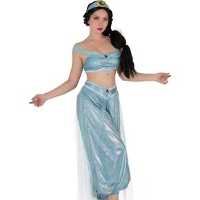 Cosplay.fm Women's Deluxe Arabian Princess Costume Outfit Top Pants