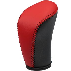 Gear Shift Lever Cover Interior Gear Shift Knob Trim for Nissan Altima Armada Frontier Kicks Sentra 2020-2023 Black Red