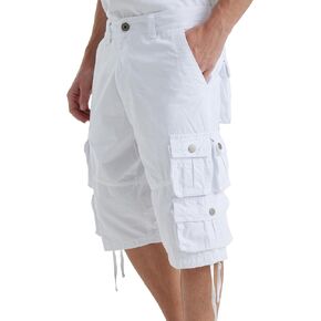 Men's Cargo Shorts Multi Pockets Mens Shorts Classic Cotton below Knee casual hiking Shorts- Reg and Big and Tall Sizes in Saudi Arabia