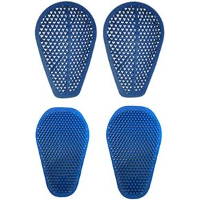 Insert Silica Gel Armor Knee Hip Protector Pads for Motorcycle Riding Pants Replacement Blue