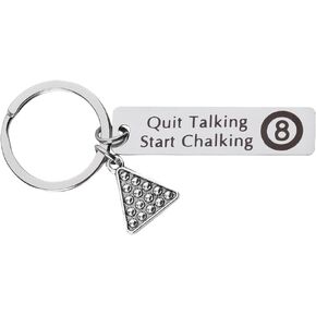 8 Ball Keychain Billiards Gifts for Men Women Daughter Son Christmas Gifts for Billiards Players Billiard Lovers Gifts Pool Ball Keychain Accessories for Bag Purse Charms Pool Player Gifts Key Ring
