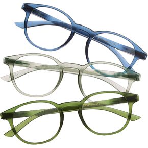 SAV Coloreyes Multi-pack Reading Glasses – Flexible, durable, ultra lightweight, colorful readers for Men and Women