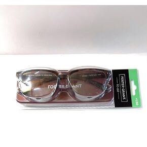 Foster Grant reading glasses, ultra slim to go +1.50 tortoise Havana Brown