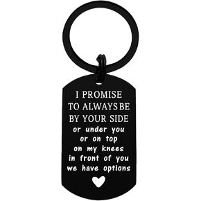 TANWIH Valentines Day Gifts for Men, Drive Safe Keychain for Him Husband Boyfriend