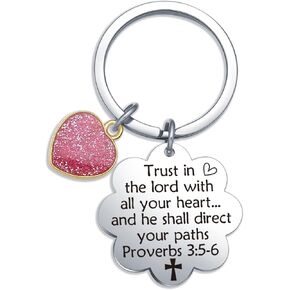 Christian Women Gifts Faith Based Gifts Catholic Keychain Christian Stuff Religious Keychain