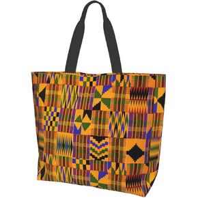 African Ethnic Shoulder Tote Bags Tribe Casual Bag African Shoulder Handbags Shopping Handbag Grocery Bags