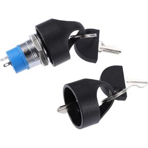 ACROPIX 1 Set Ignition Starter on Off Switch Lock W/ 4Keys Mobility Scooter Key Switch 3 and 4Wheels Power Chairs Mobility Electric Vehicle Spare Start Ignition Switch for Pride Car Parts