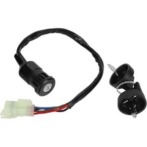 M MATI V35100DGF010LL Ignition Key Switch 4 Wires 2 Positipn On/Off Switch for Can Am DS 70 2008-2023 DS 90 2008-2023