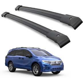 165lbs Aluminum Roof Rack Cross Bars Compatible for 2005-2010 Honda Odyssey Rooftop Luggage Carrier Rack for Bike Canoe Kayak Cargo Box