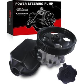 Power Steering Pump Fits for:-Dodge Dakota V6 3.7L Petrol 2005 2006 2007,V8 4.7L Flex 2007,V8 4.7L Petrol 2005-2007 OE#52855186AD, 52855186AE, 52855186AH 52855186AF 52855186AG 9605429
