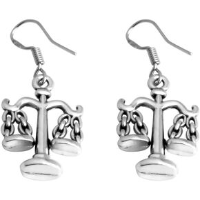 AKTAP Attorney Lawyer Earrings Gift Scales Of Justice Earrings Libra Earrings jewelry Law School Graduation Gifts