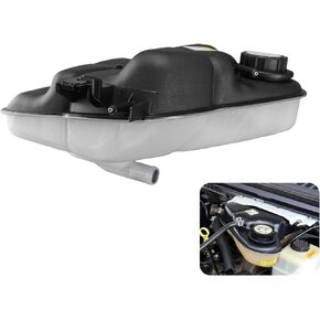 3C3Z8A080AE Coolant Reservoir Tank with Cap Compatible with 2003 - 2007 Ford Excursion, F-250 Super Duty, F-350, F-350 Super Duty, F-450 Super Duty, F-550 Super Duty Replaces# 603-217, 6C3Z8A080B