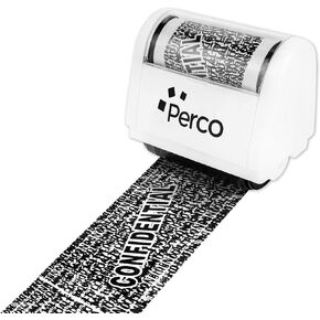 Identity Theft Protection Roller Stamp Set - 1.5 Inch Wide White Privacy Protection Tool with 3 Refill Inks Included - Effective Safeguarding of Sensitive Information on Mail, Documents, Labels & More