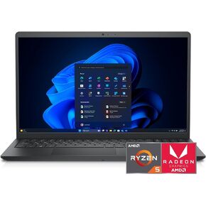 Dell Inspiron 3535 Laptop - 15.6-inch FHD (1920 x 1080) Display, AMD Ryzen 5-7530U Processor, 16GB DDR4 RAM, 512GB SSD, AMD Radeon Graphics, Windows 11 Pro - Carbon Black