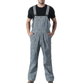 Walls mens Big Smith Hickory Stripe Bib overalls and coveralls workwear apparel, Hickory Stripe, 44W x 34L US