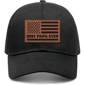 Papa Gifts from Grandkids Father's Day Christmas Birthday Gifts for Grandpa American Flag Hat for Papa