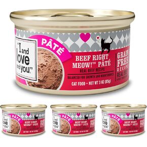 I AND LOVE AND YOU Wet Cat Food - Whascally Wabbit Pâté - Rabbit Recipe, Grain Free, Filler Free, 3oz Pack of 4 Cans in Kuwait