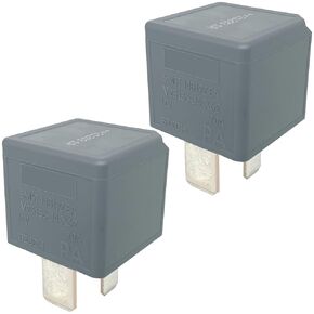 2-Piece 5M5T 14B192 EA V23136-J4-X62 Relay 12VDC 70A 4-Pin for Select Ford & Jeep Vehicles Compatible with F80B-14B192-AA V23136-J4-X89 DH22-14B192-EA 5M5T-14B192-EA V23136-J4-X60