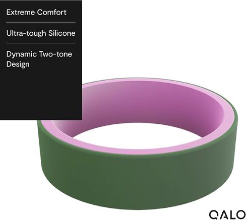 QALO Women's Rubber Silicone Ring, Switch Reversible Rubber Wedding Band, Breathable, Durable Engagement Silicone Ring, 6mm Wide 1.85mm Thick in Kuwait