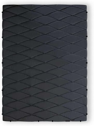 Nomadix Puffer Blanket - Perfect Camping Blanket That Transforms to Cowl Or Minimalist Sleeping Bag - Made with Recycled Materials - Super Lightweight - Forest - 74x55 in in Kuwait