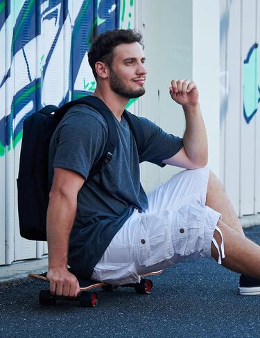 Men's Cargo Shorts Multi Pockets Mens Shorts Classic Cotton below Knee casual hiking Shorts- Reg and Big and Tall Sizes in Saudi Arabia